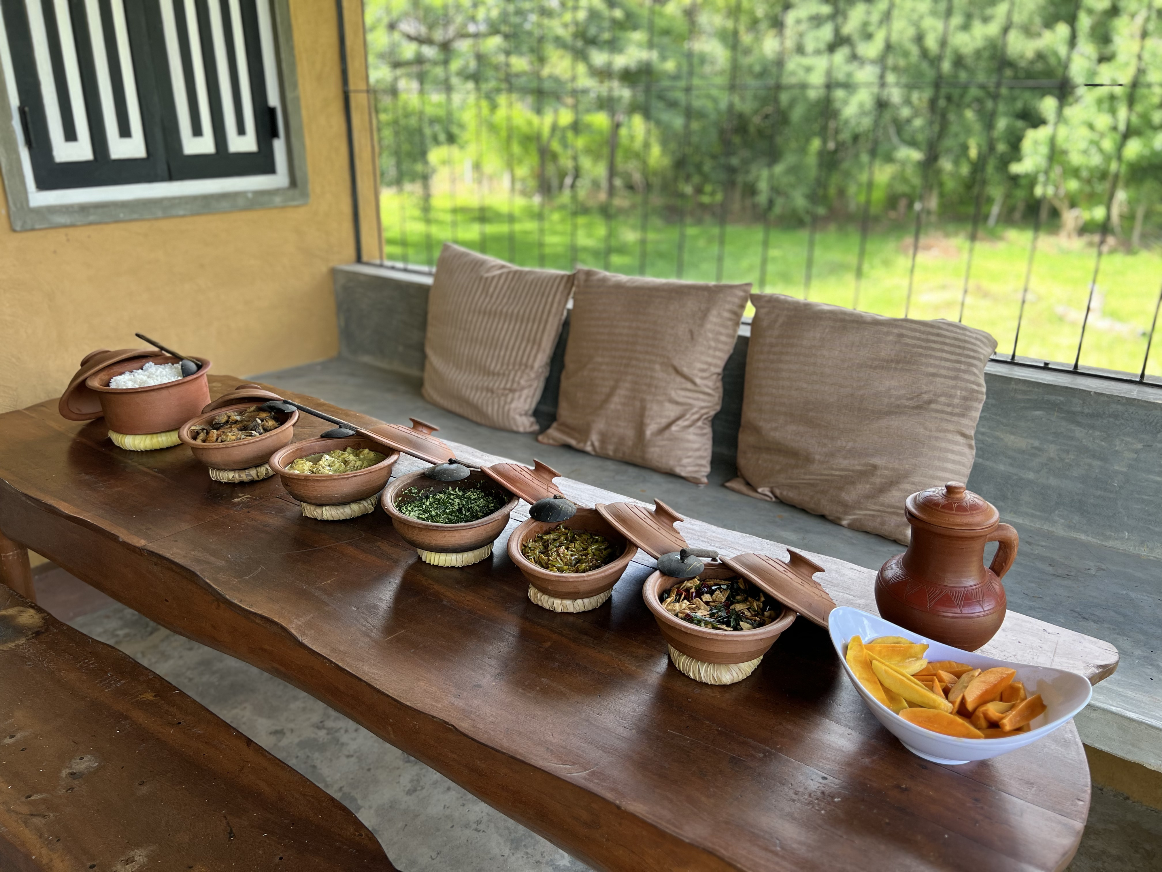 Traditional Clay Pot Lunch Spread